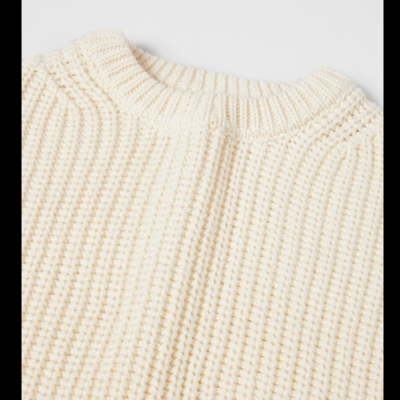 🤍 HALF CARDIGAN STITCH KNIT SWEATER - Picture 2 of 3